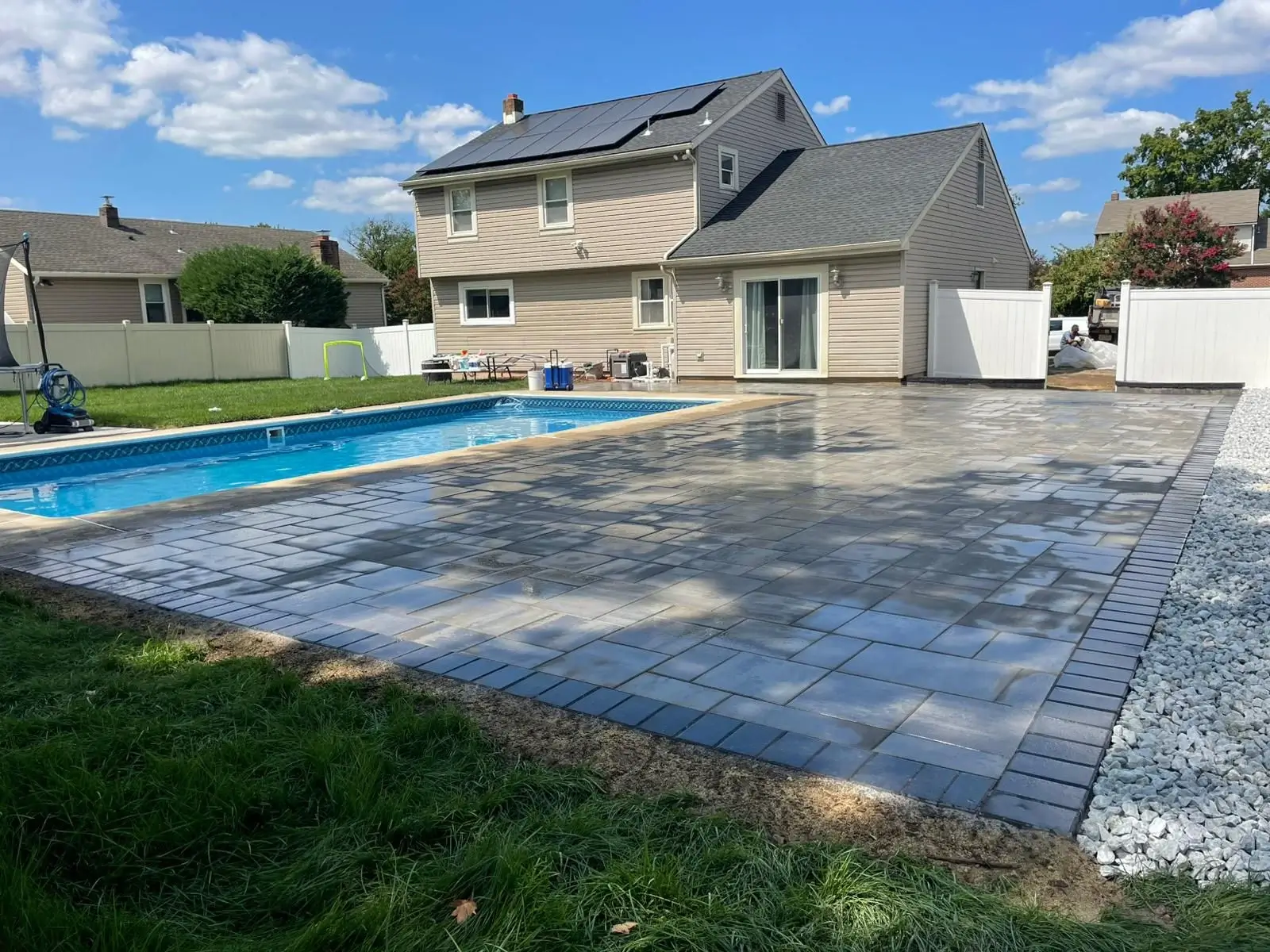 Hardscaping Garfield NJ - stone veneer and home exterior upgrade